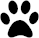 Dog paw print